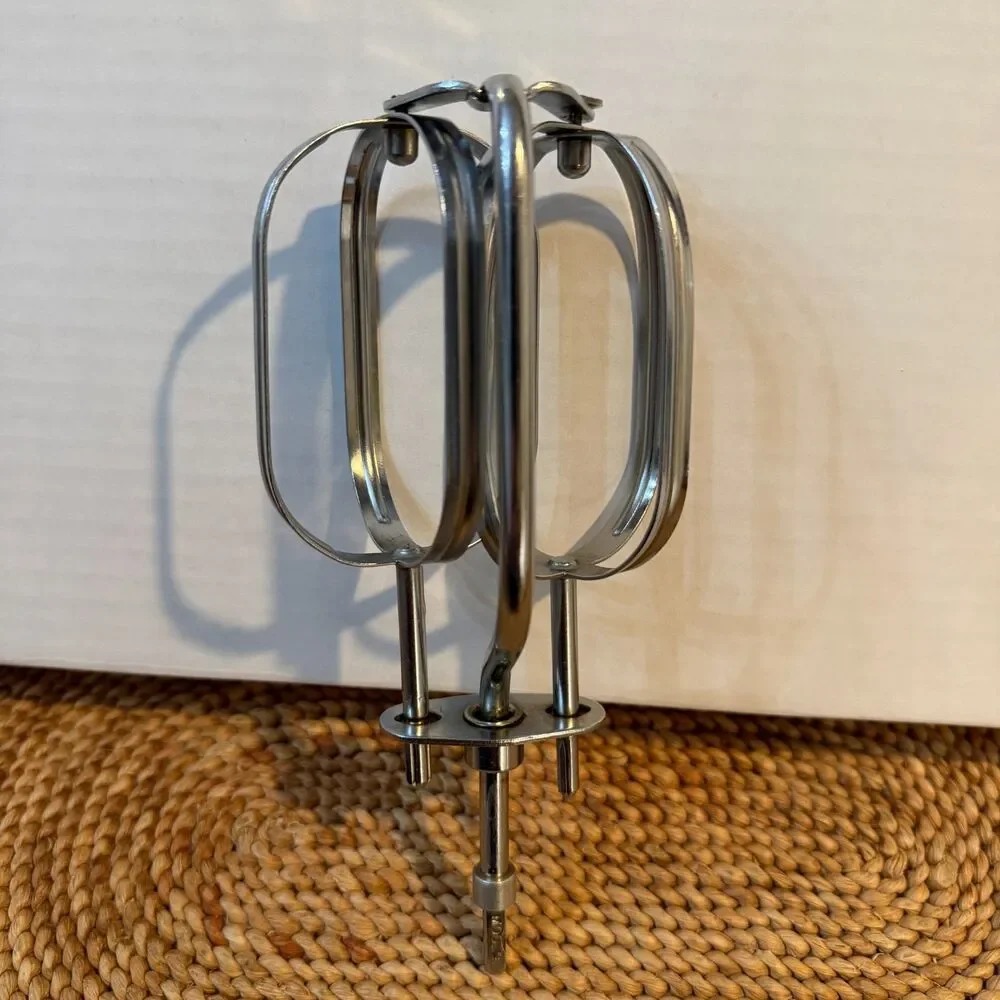 Vintage Hamilton Beach Model G Mixer Beaters Chrome Dual Beater Assembly MOD G